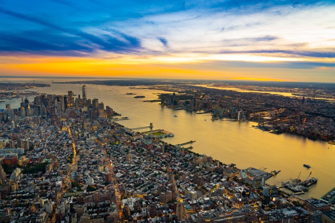 Vista aerea de Manhattan